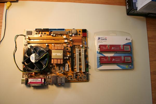 Motherboard and memory layout