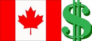 English Canadian Dollars