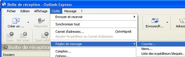 Regles Message Courrier