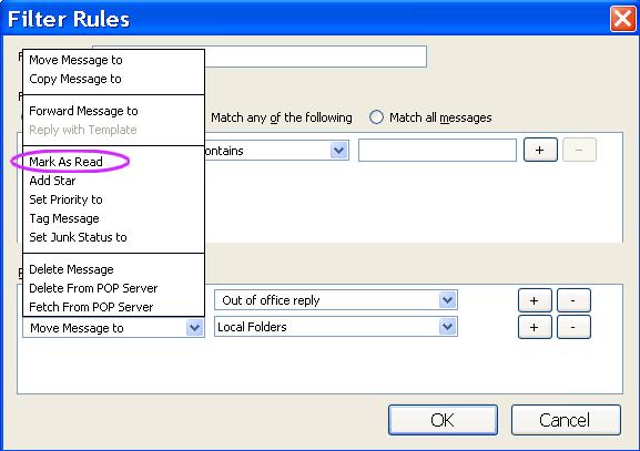 Mark message as read
